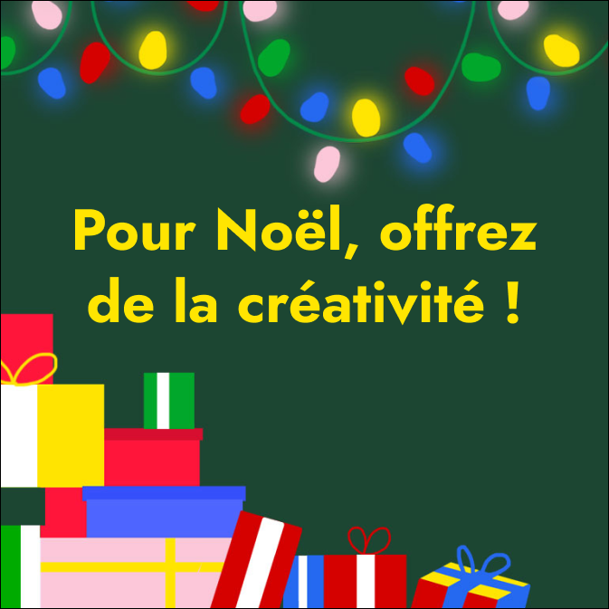 Une carte cadeau pour noël