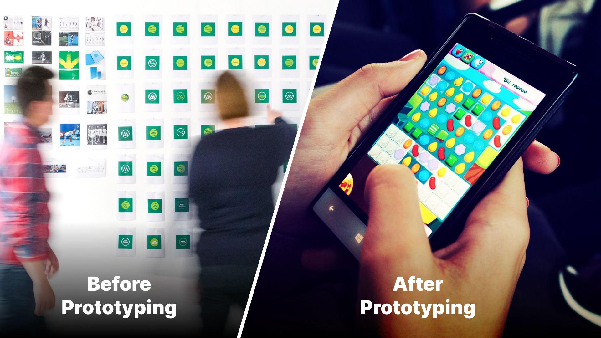 before and after prototyping