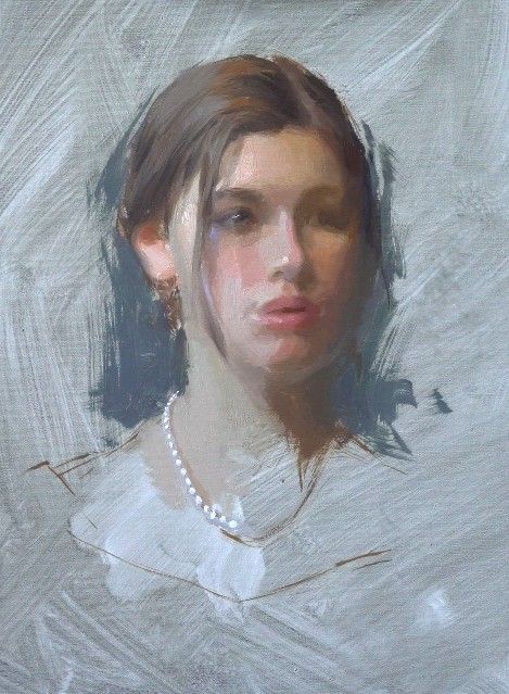 Strong Portrait Drawing & Painting Foundations Female Oil Painting Materials by Casey Childs