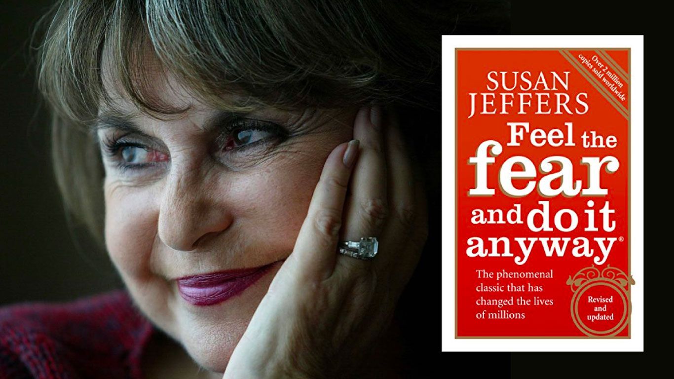 Feel the Fear book cover with Susan Jeffers