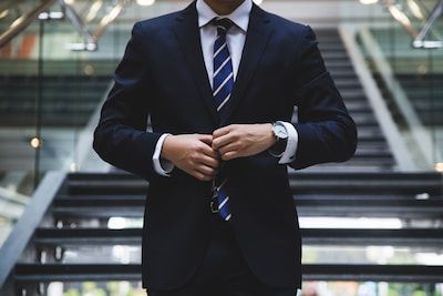 Businessman in suit