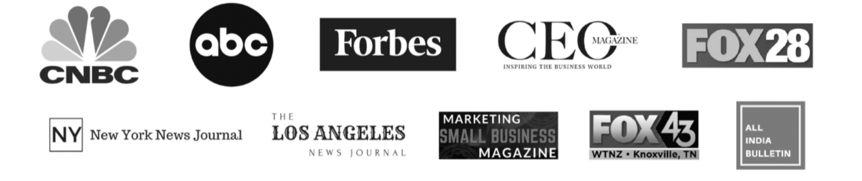 Top global publication logos