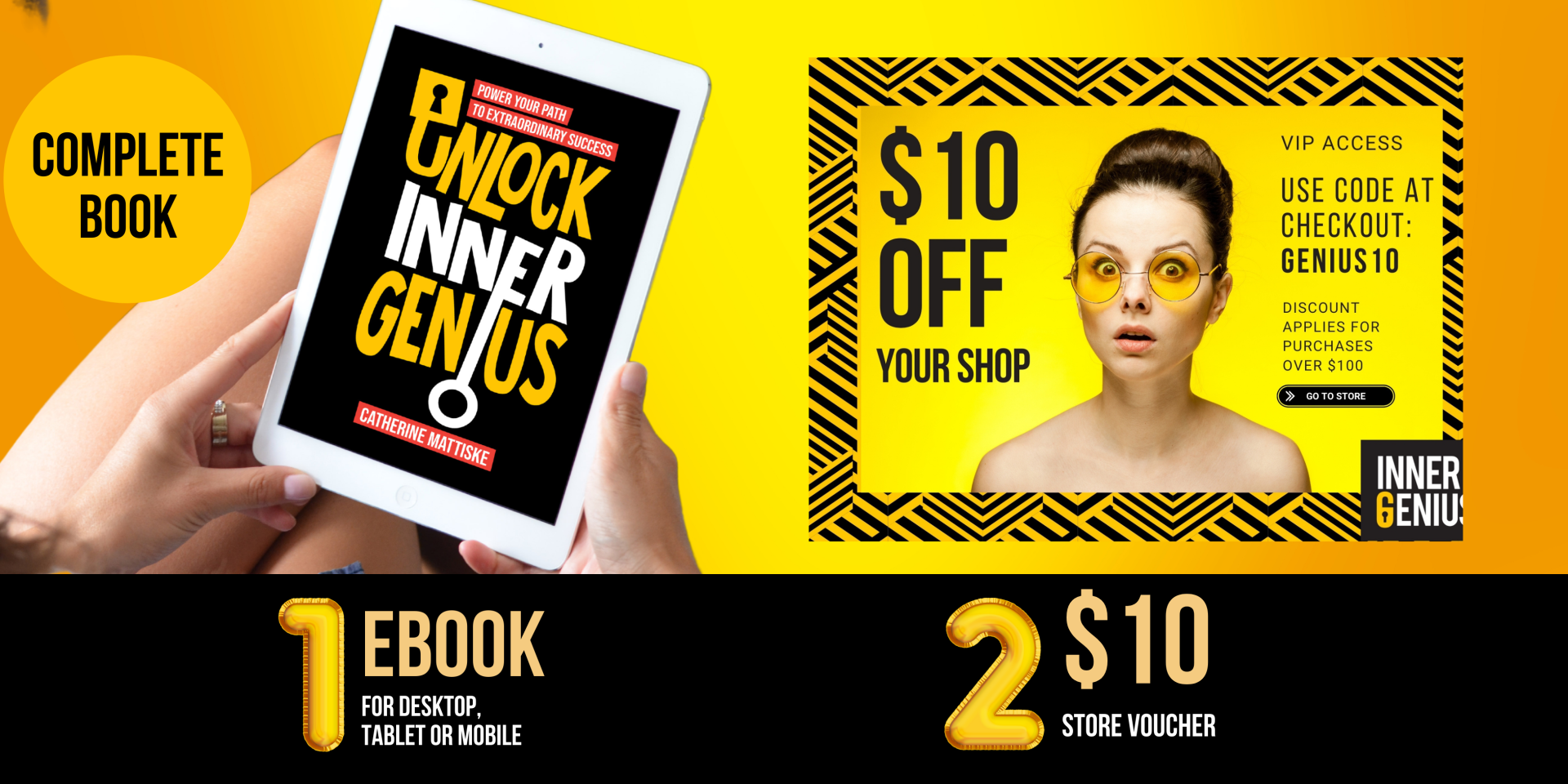 Complete eBook and $10 voucher
