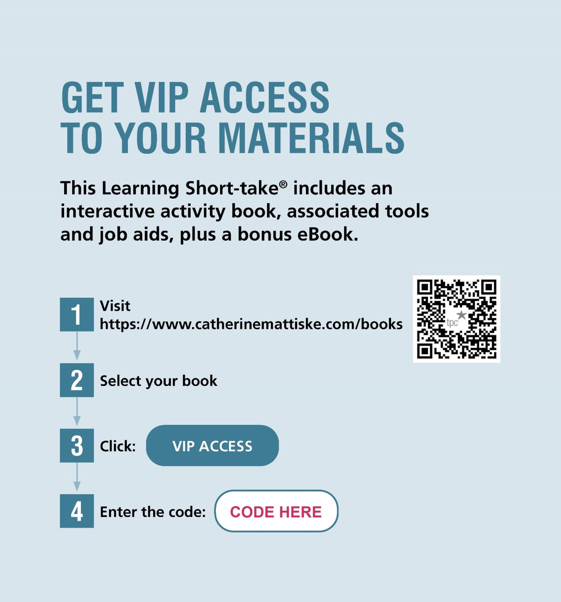 VIP Access Pop Up Instructions