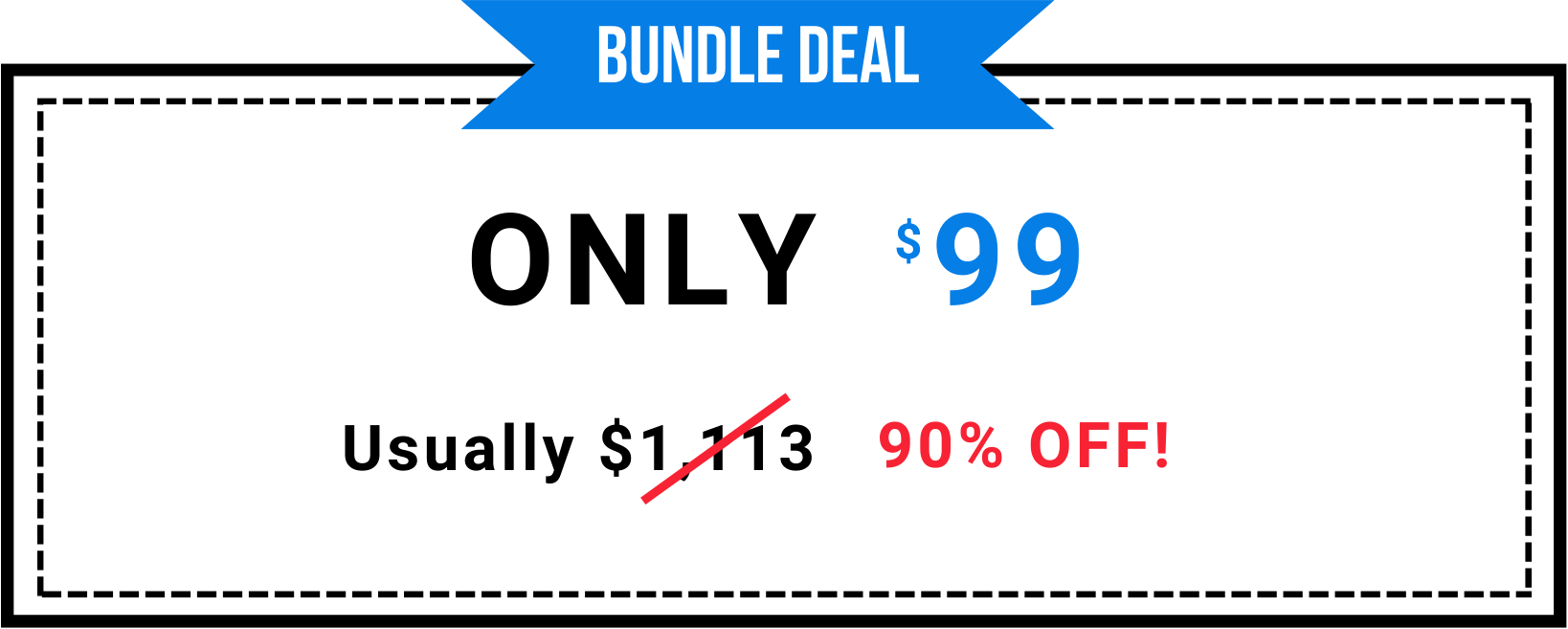 Bundle deal $99