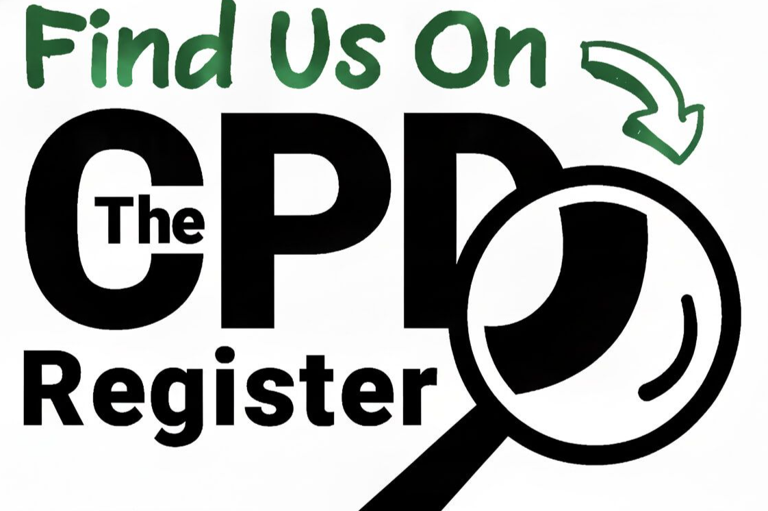 Find us on the CPD register.