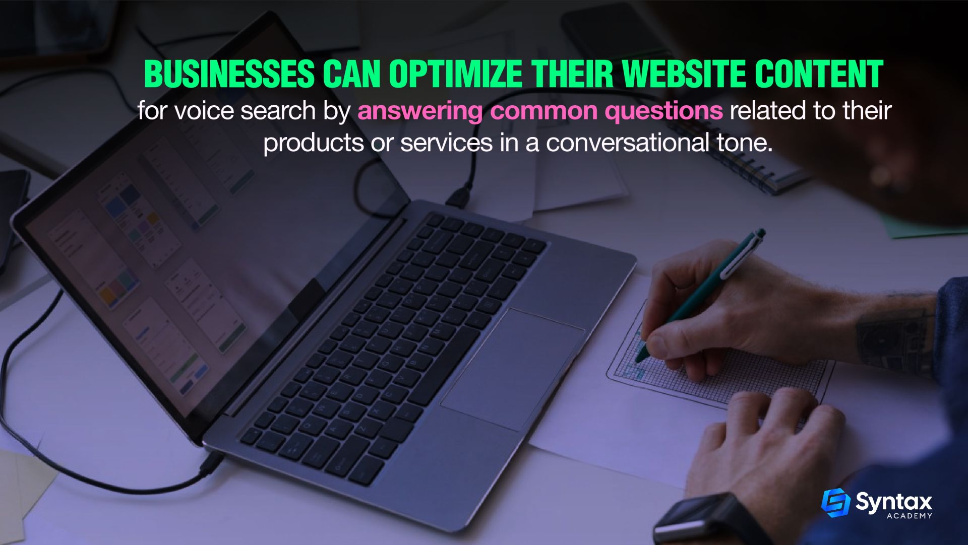 Business can optimize their website content 