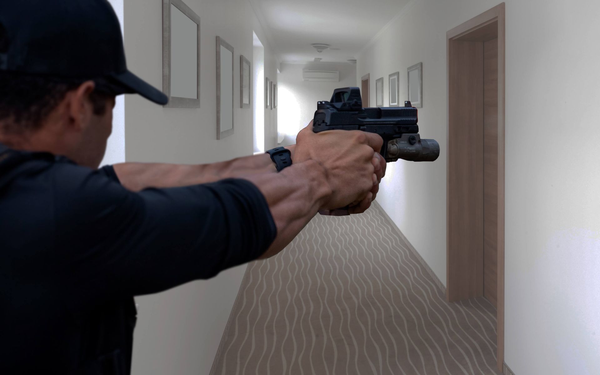 Single Person Close Quarters Battle (CQB) Training