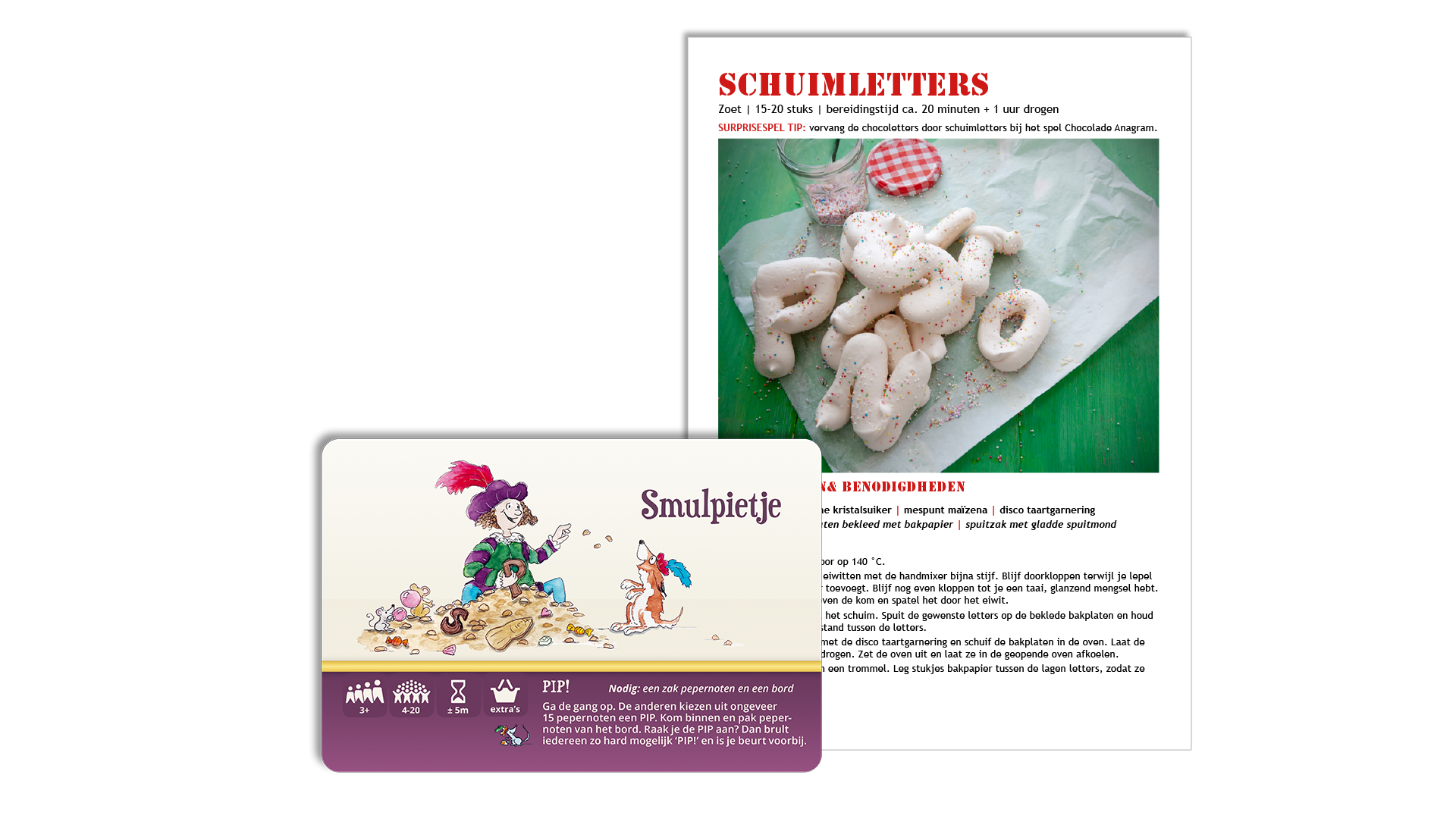 Bonus recept: Schuimletters - cadeautje uit Het Grote Sinterklaas Kookboek