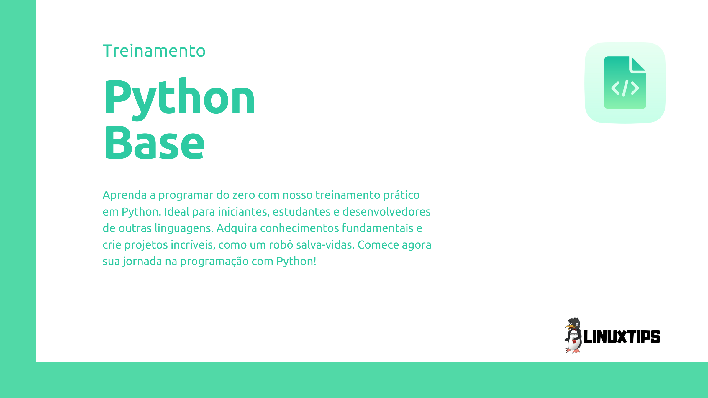 Python Base - Aprenda na prática o treinamento mais completo em Python