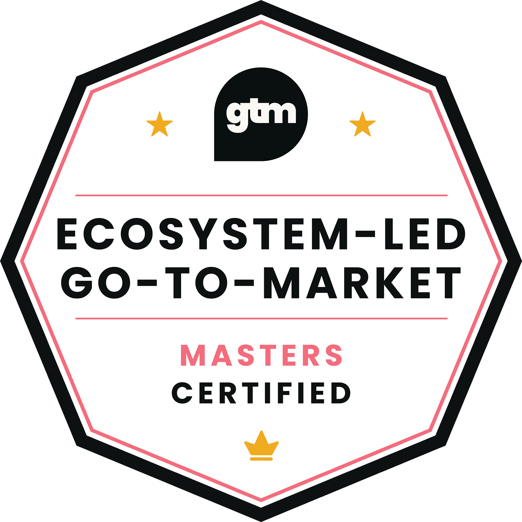 Ecosystems Go-to-Market Certified | Masters badge