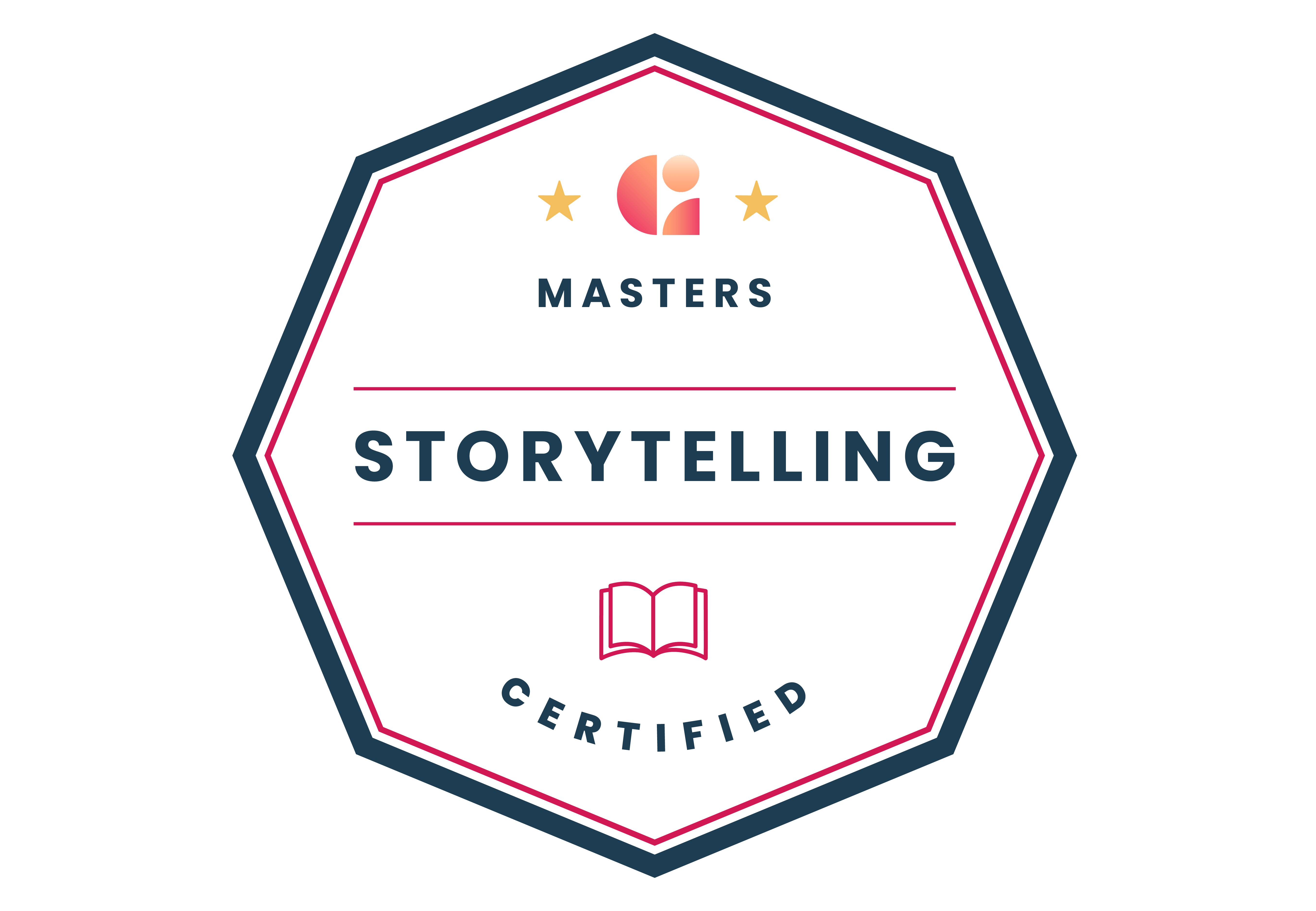 Storytelling Certified | Masters badge