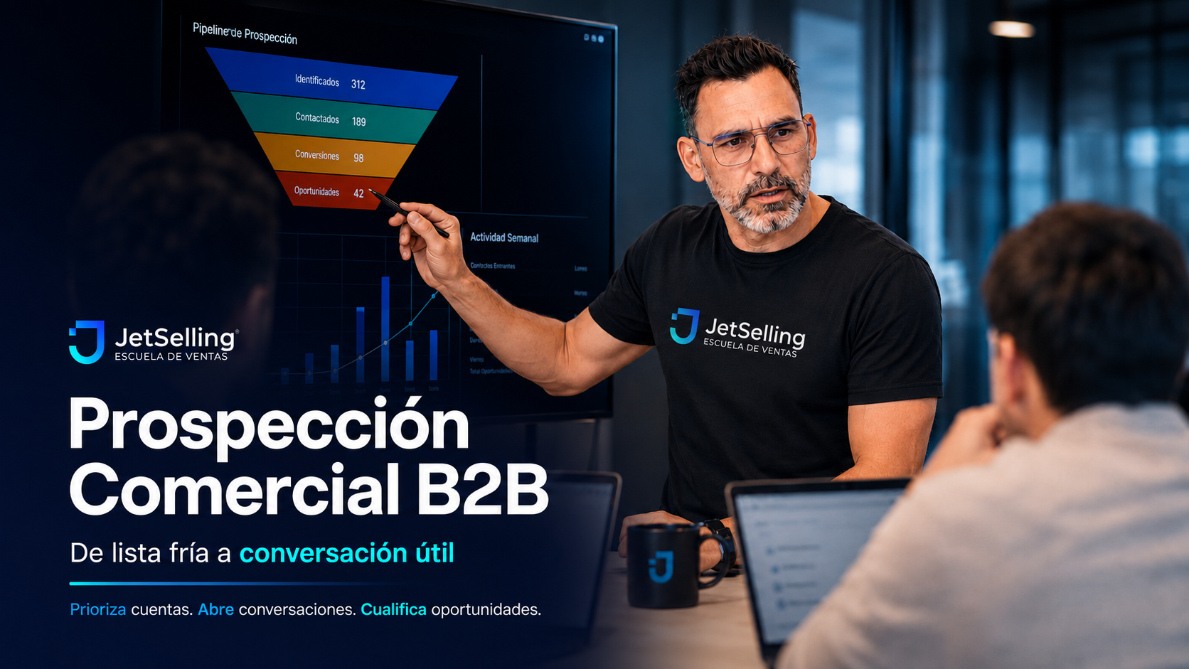 Portada del entrenamiento Prospección Comercial B2B de JetSelling