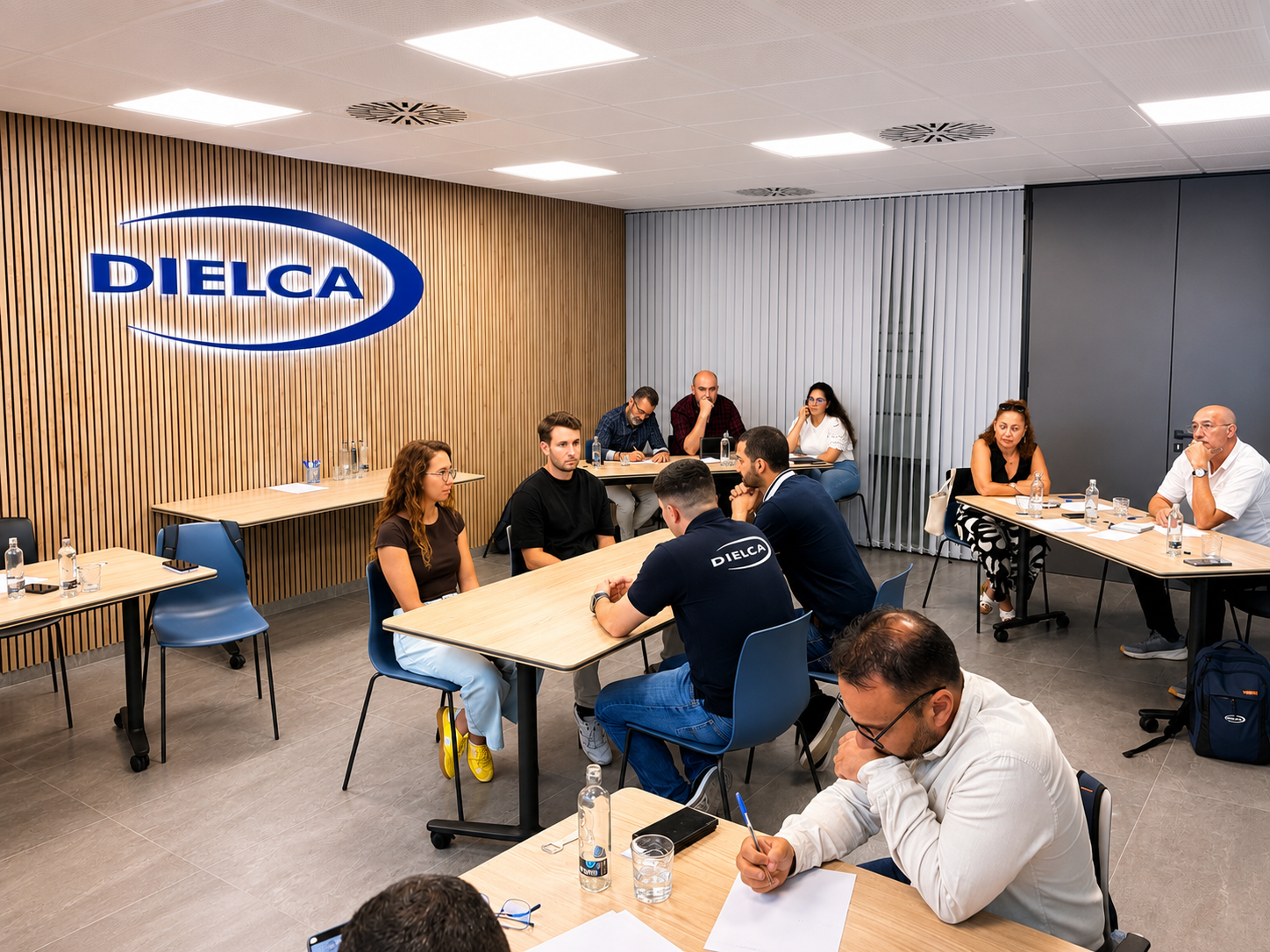 Equipos participando en el laboratorio comercial de Dielca