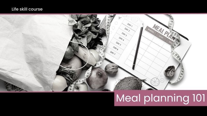 Meal planning 101 course card