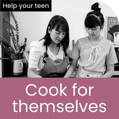 Cook for themselves button