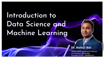 Introduction to Data Science and Machine Learning