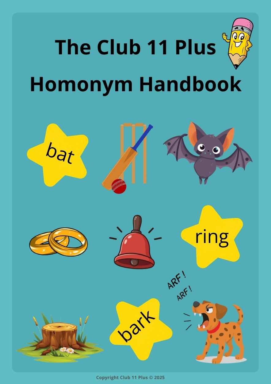 Club 11 Plus homonym handbook