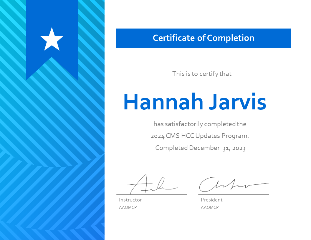 2024 CMS HCC Methodology Changes Training