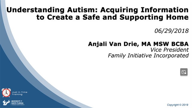 Understanding Autism: Acquiring Information to Create a Safe and ...