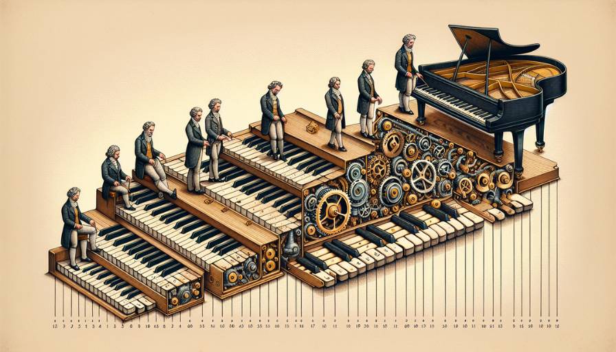 How many Keys are on a. Piano? An Illustration of the Evolution of Piano Keys
