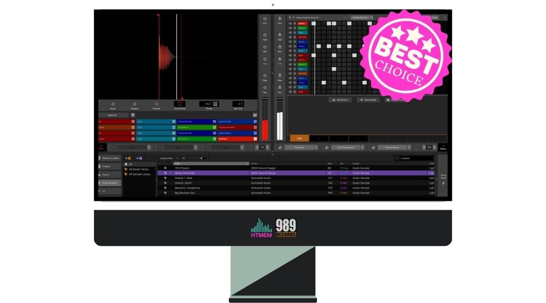 One of the best free daws. HTMEM digital audio workstations with audio editing functionalities