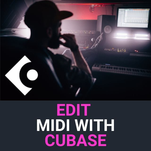 Edit MIDI files and MIDI tracks with Cubase, the first MIDI editor Ever