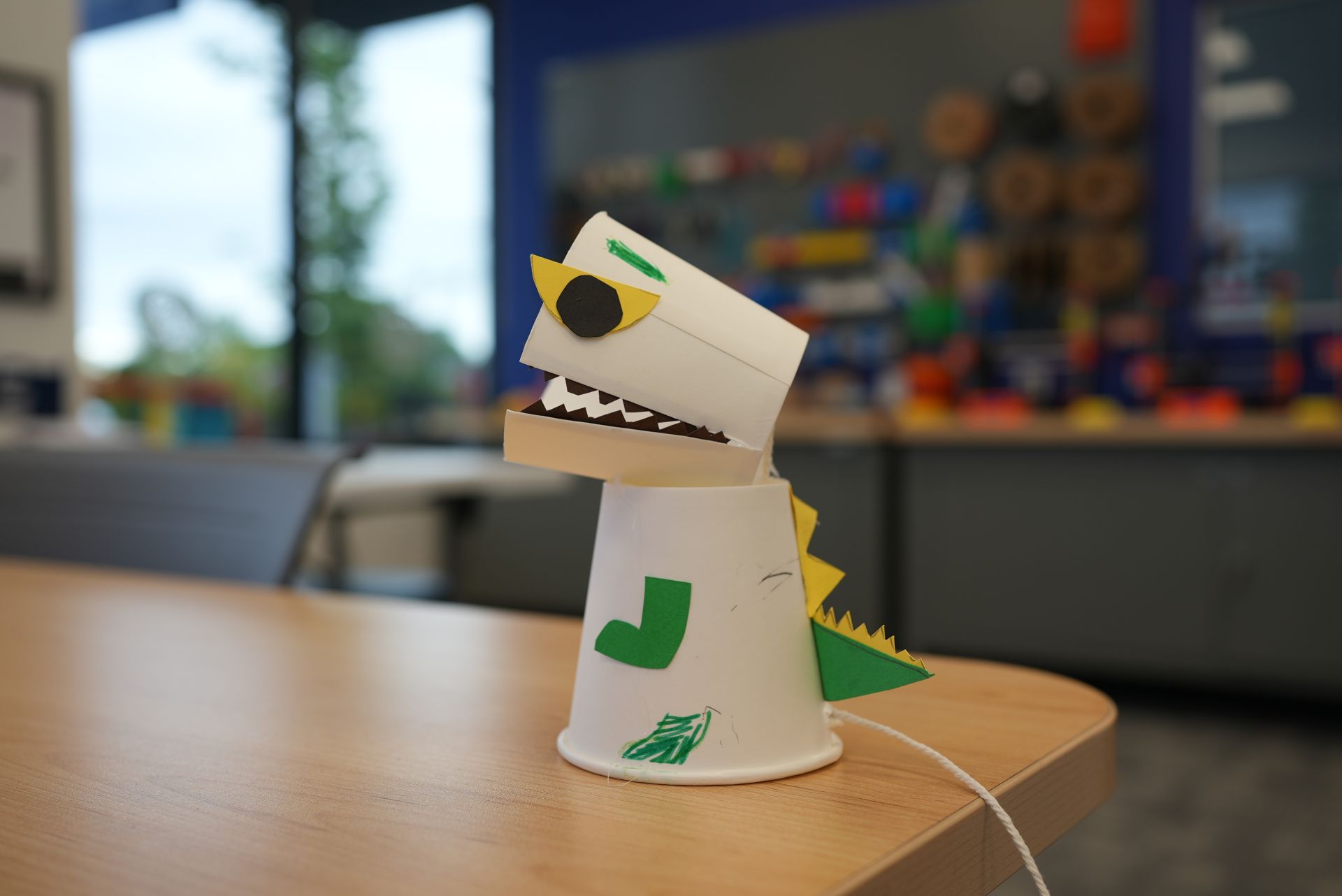 Paper Cup Dinosaur