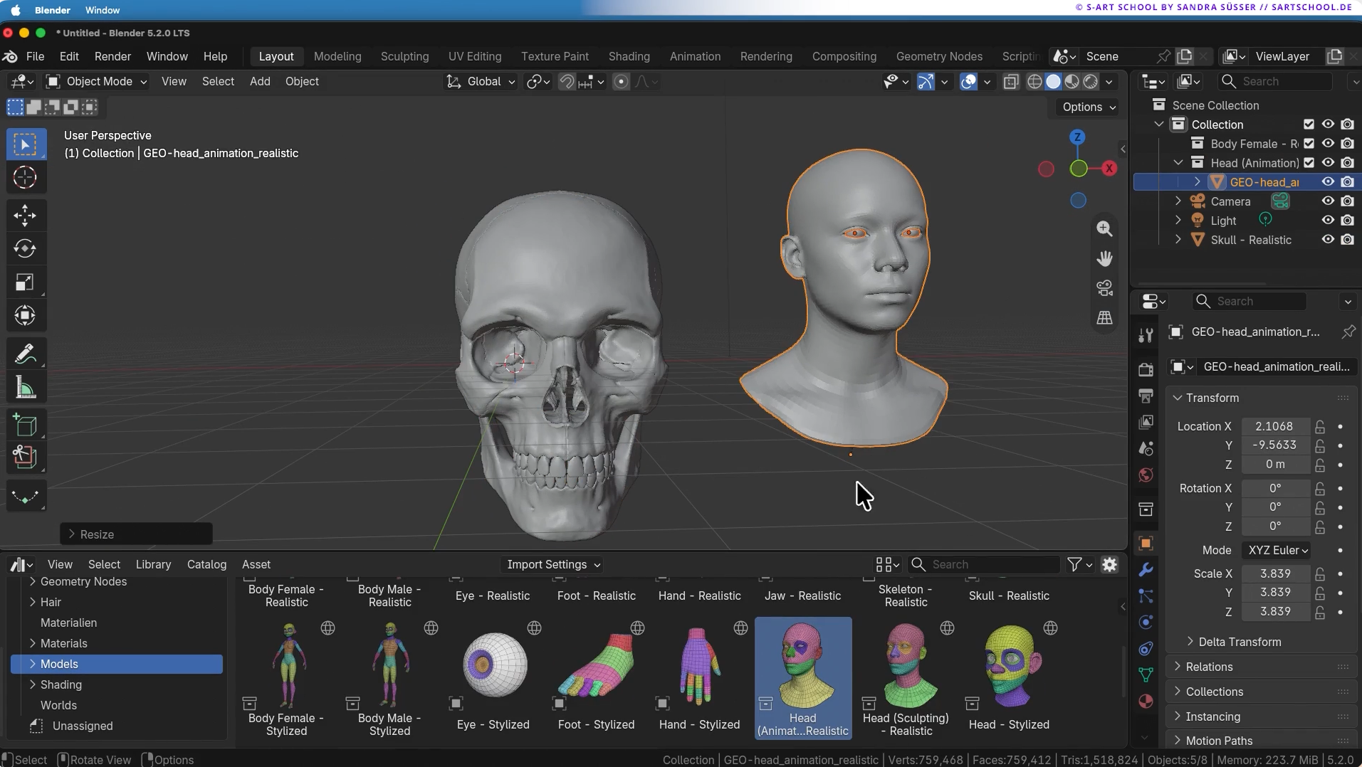 Blender 4.5 LTS Update Auszug