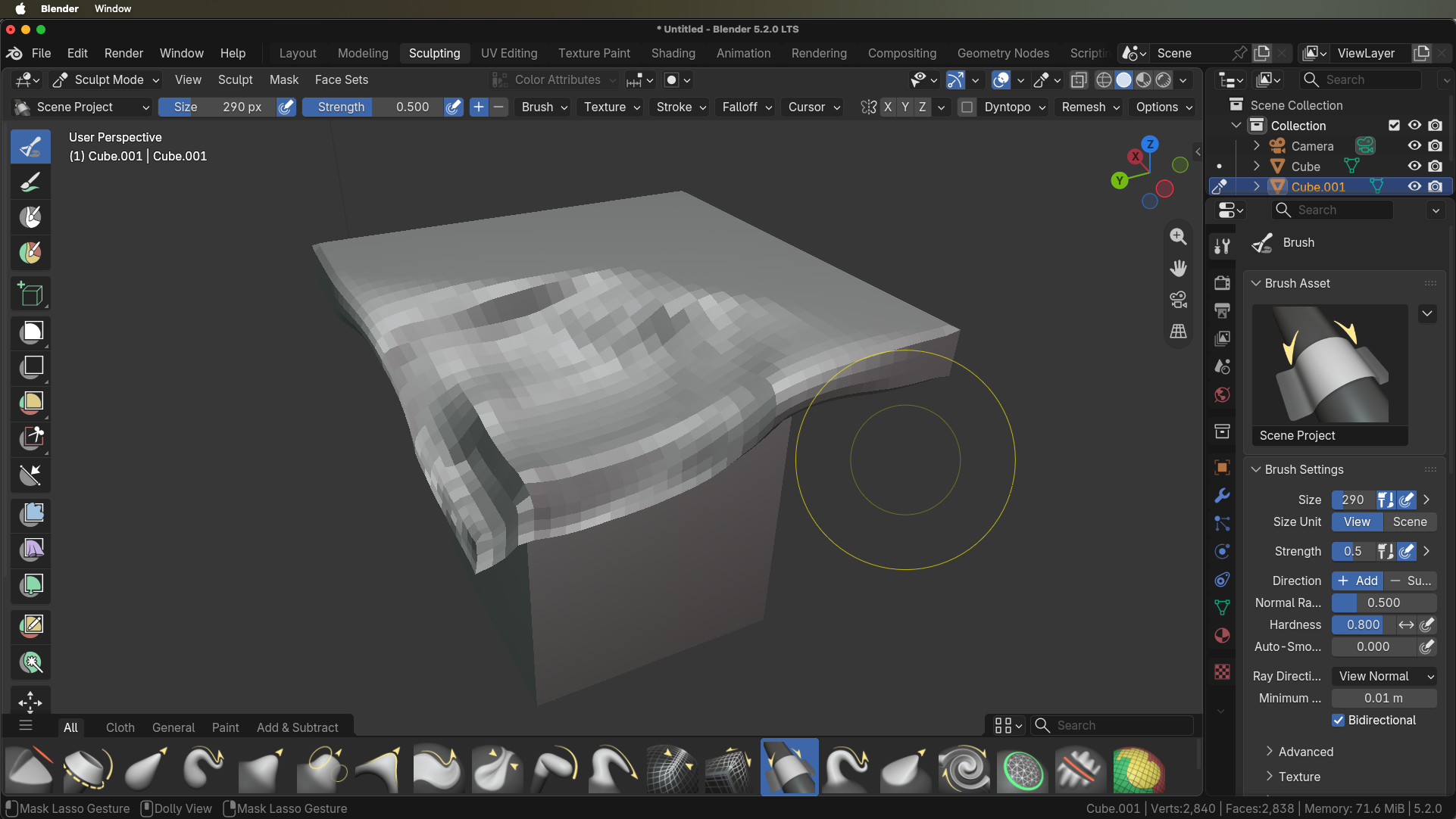 Blender 4.5 LTS Update Auszug