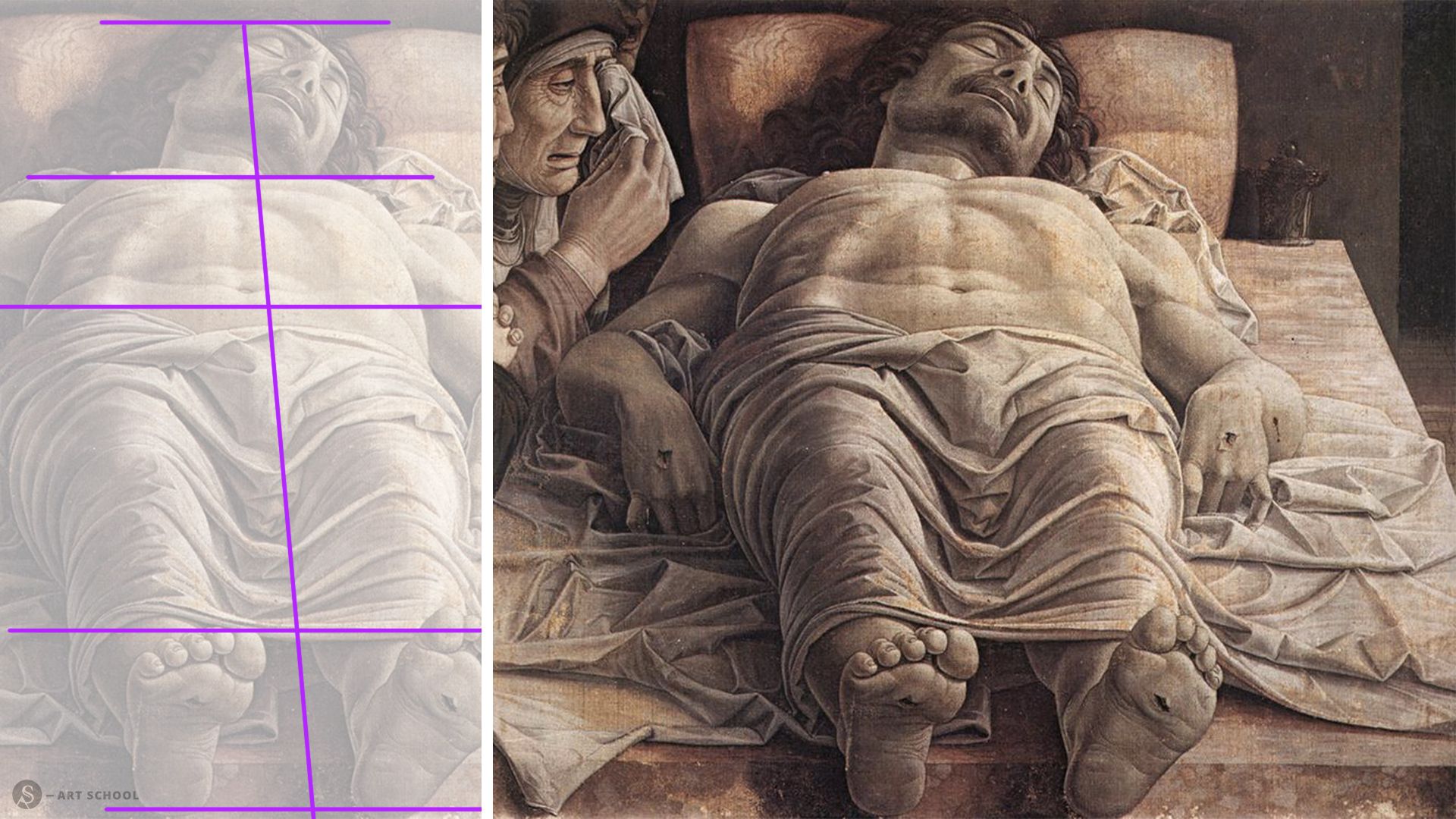 Verkürzung Beispiel Kunst