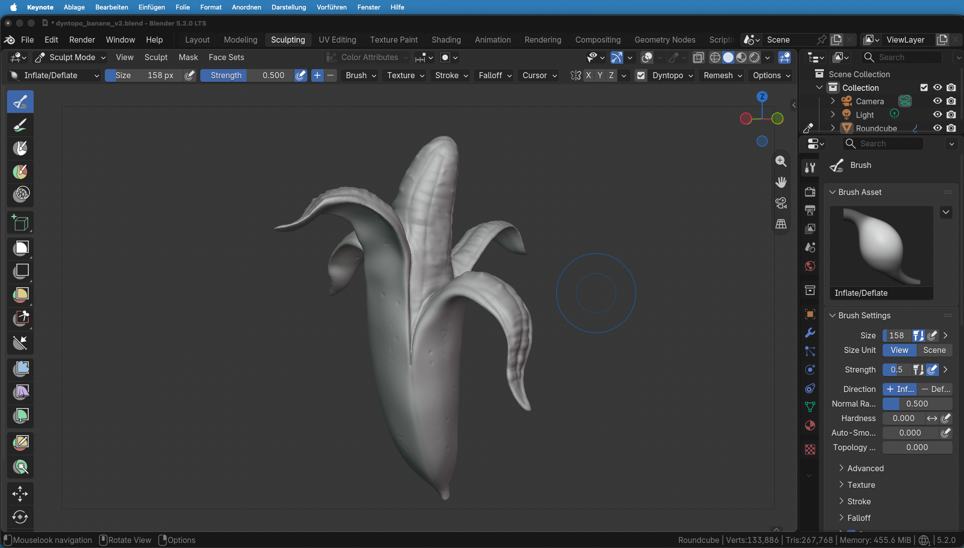 Blender 4.5 LTS Update Auszug