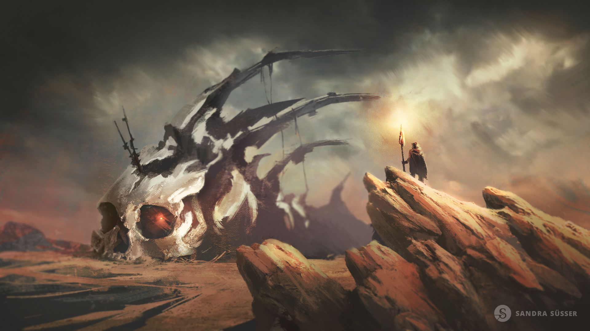 Beispiel Zeichnung | perspektivisches Grundprinzip Verdeckung