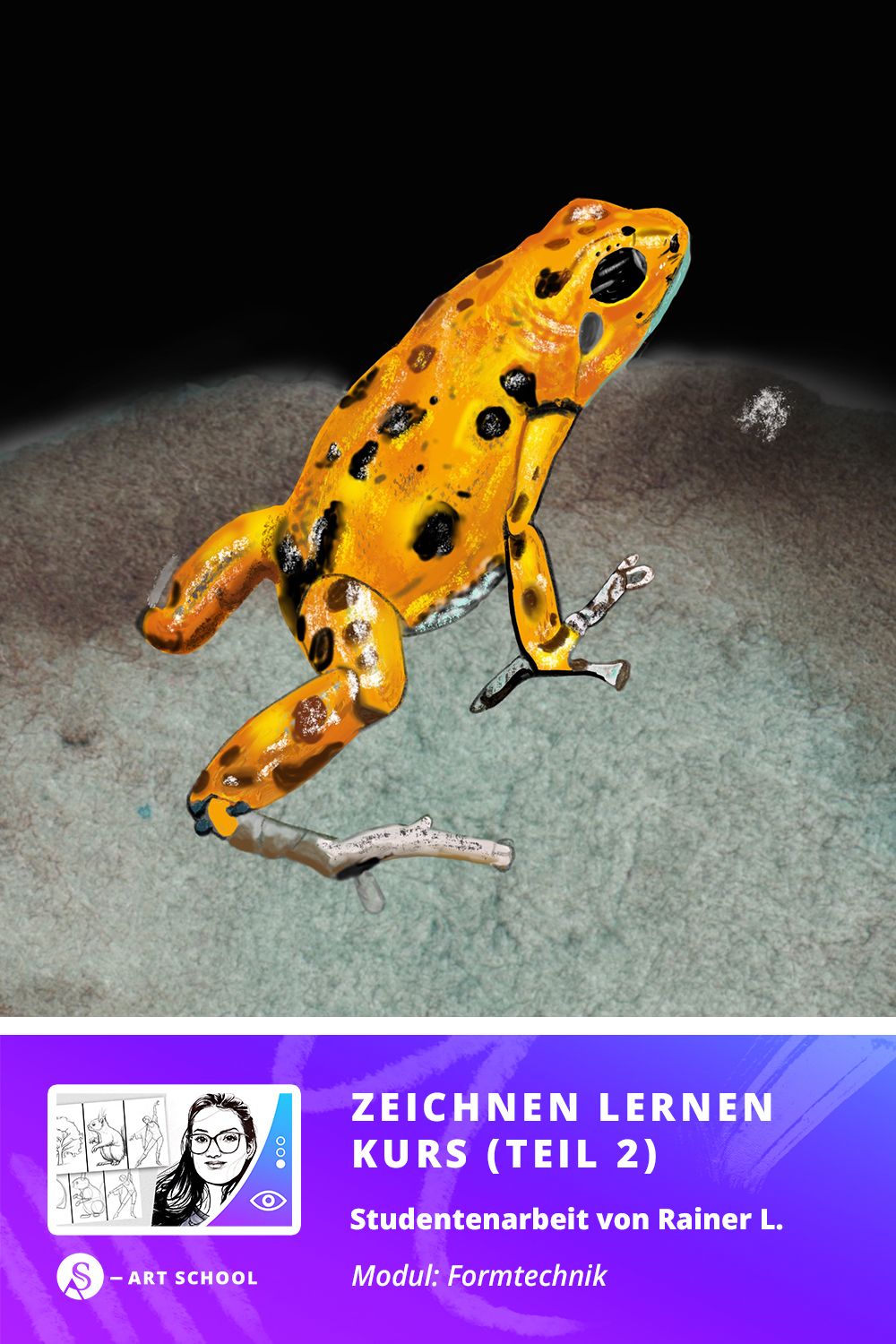 Zeichen lernen Kurs | Studentenarbeit