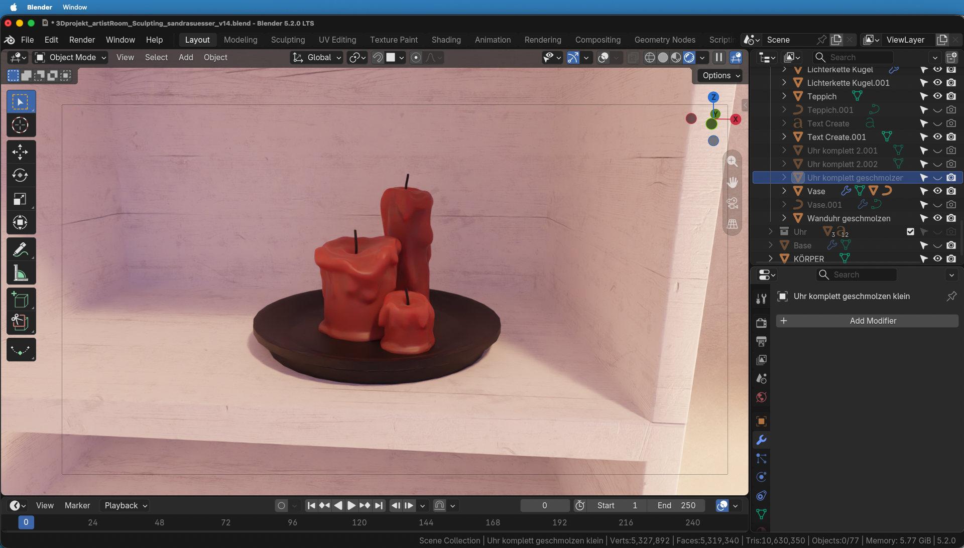 Blender 4.5 LTS Update Auszug