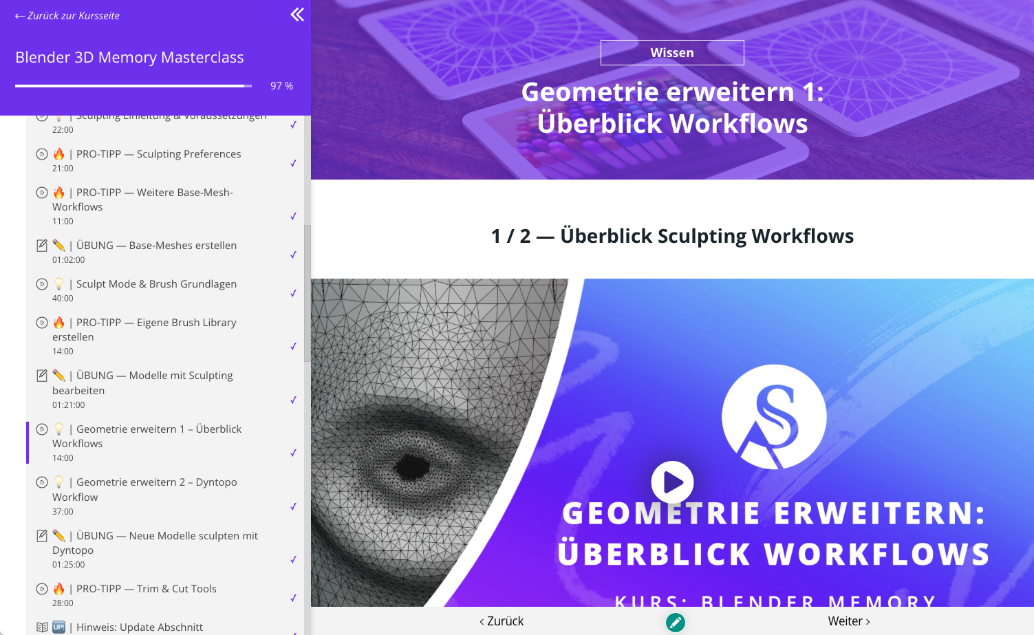 Blender 4.5 LTS Update Auszug