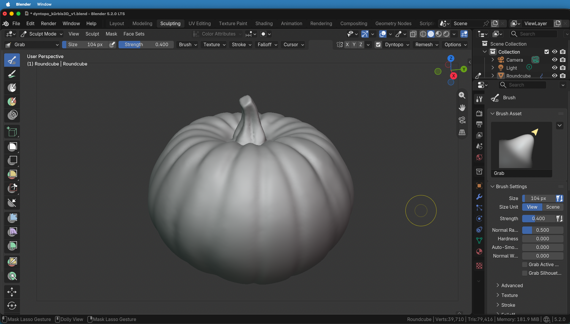 Blender 4.5 LTS Update Auszug