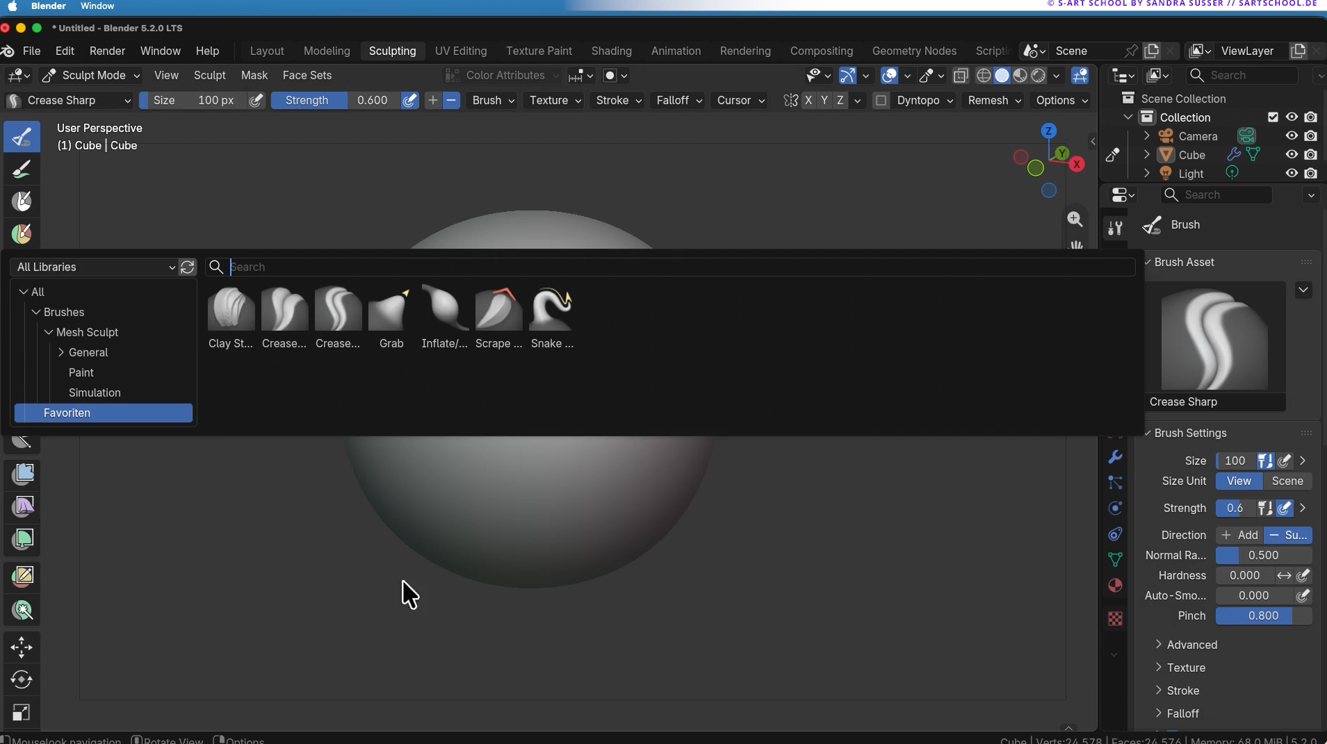 Blender 4.5 LTS Update Auszug