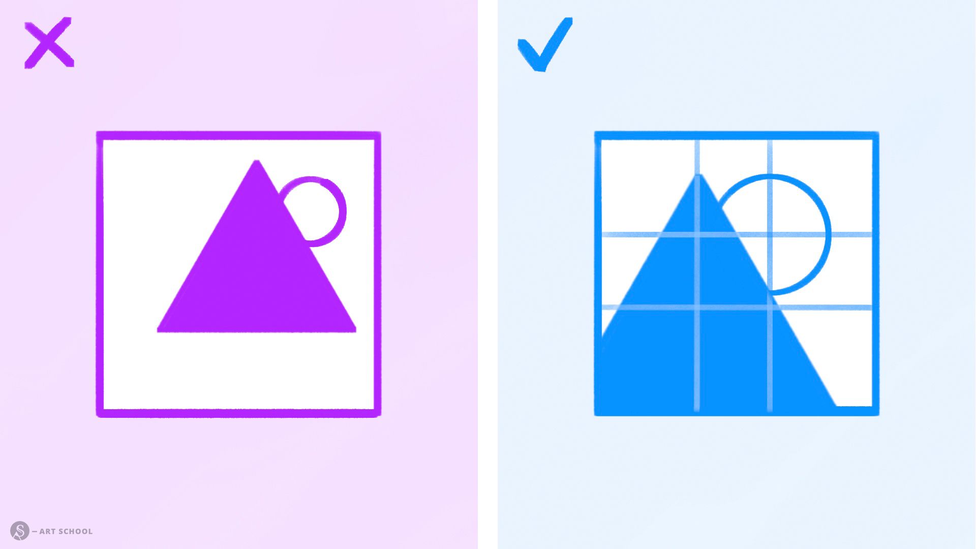 Kompositionstipp Verdeckung