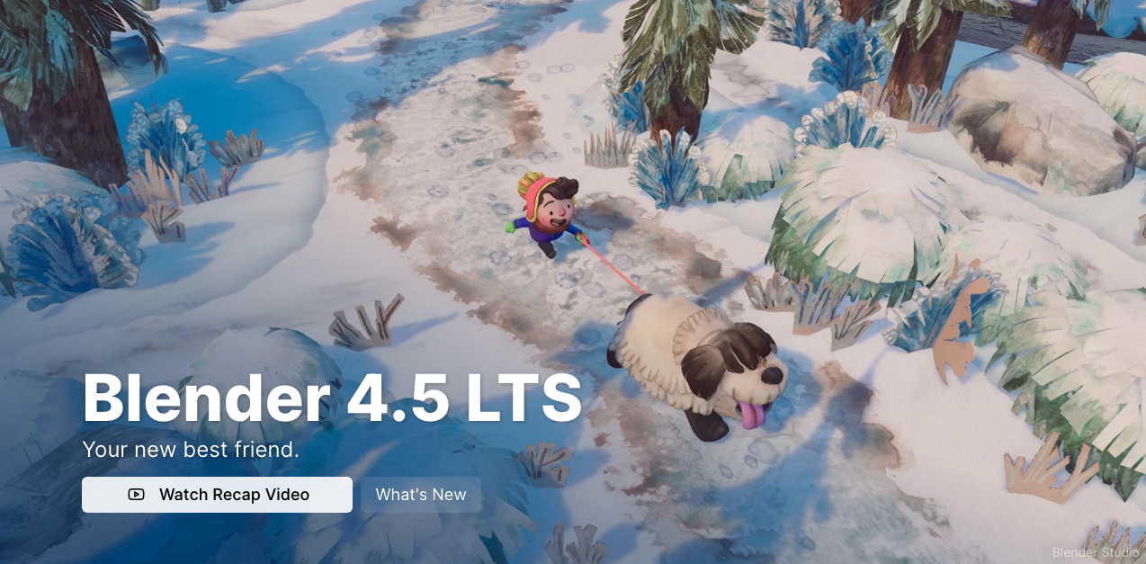 Blender 4.5 LTS Update Bild