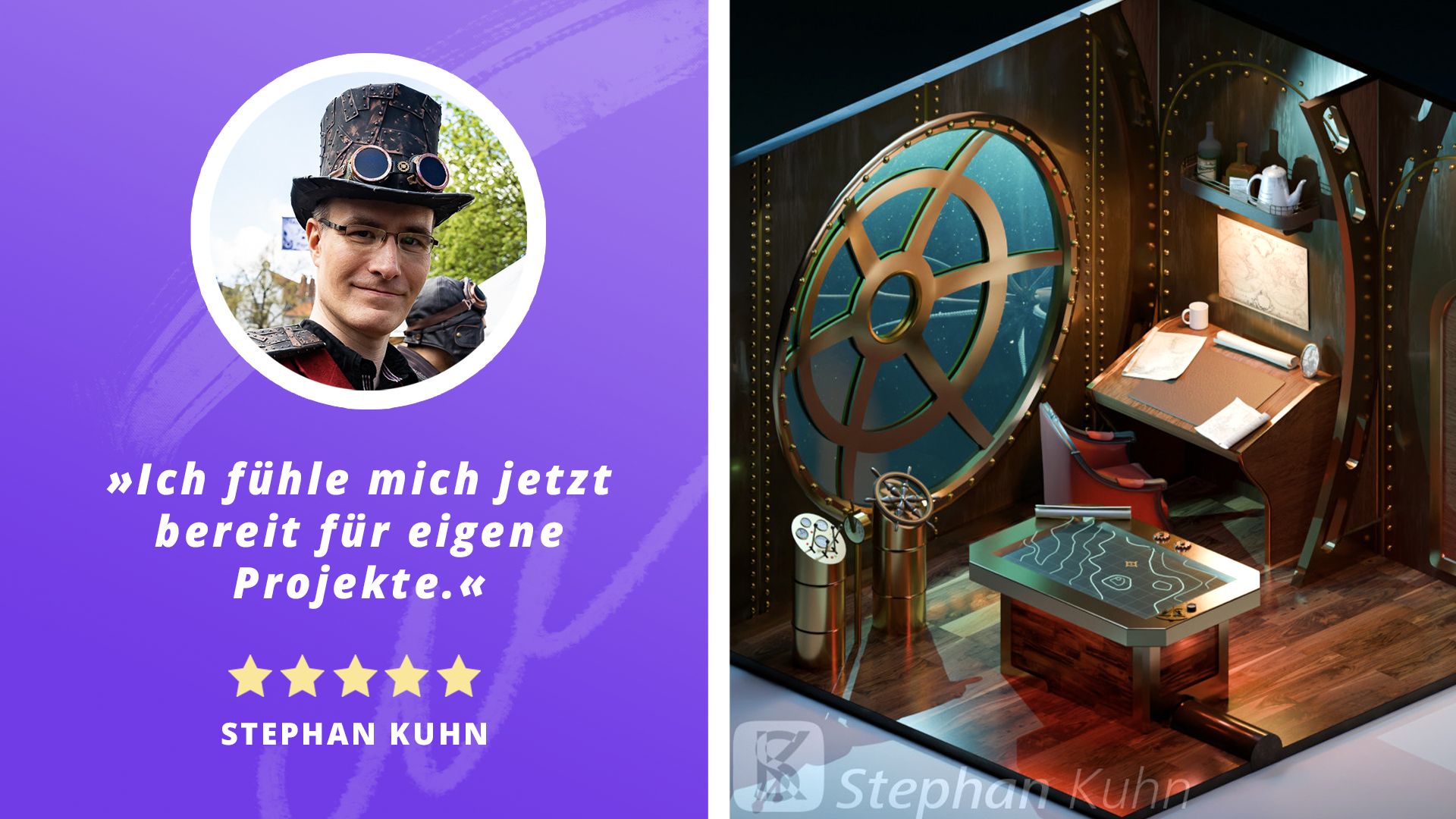 Studentenarbeit | Blender 3D Modeling lernen Kurs