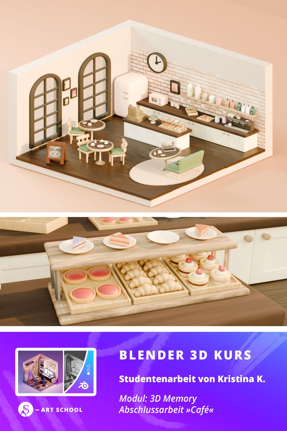 Studentenarbeit | Blender 3D Modeling lernen Kurs