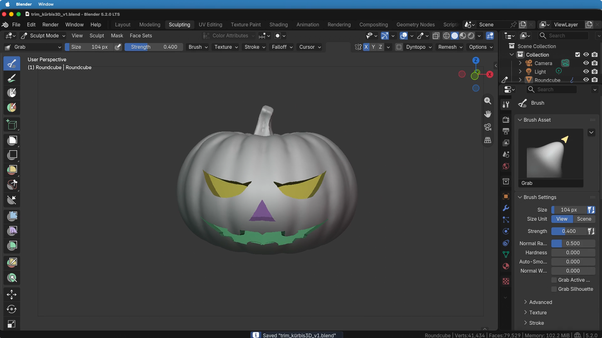 Blender 4.5 LTS Update Auszug