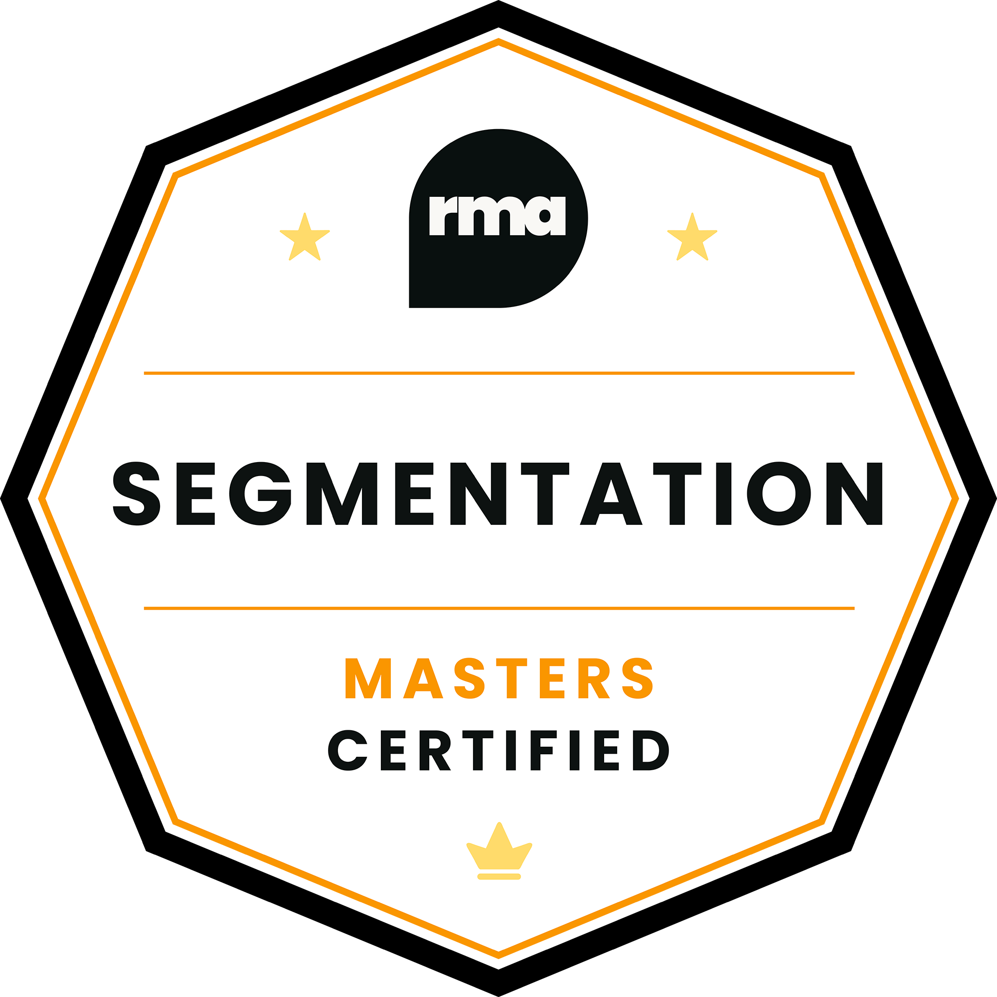 Segmentation Certified | Masters badge