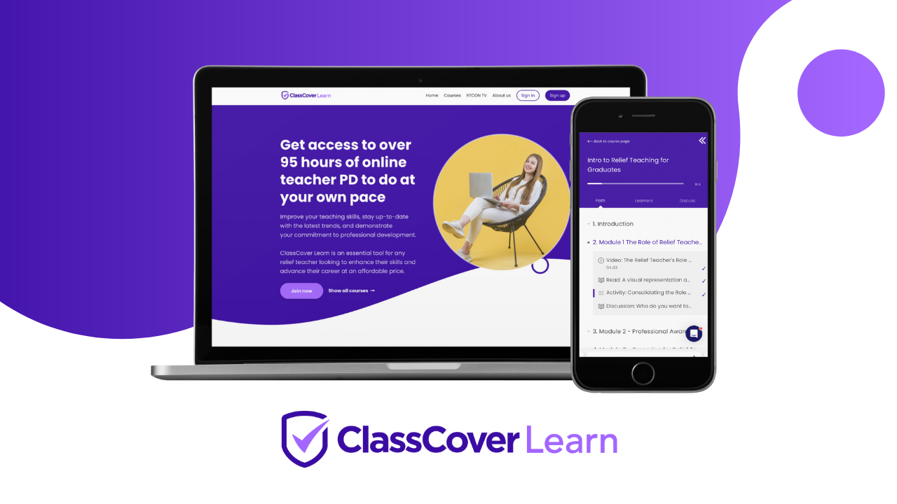 Online teacher professional development classcover learn