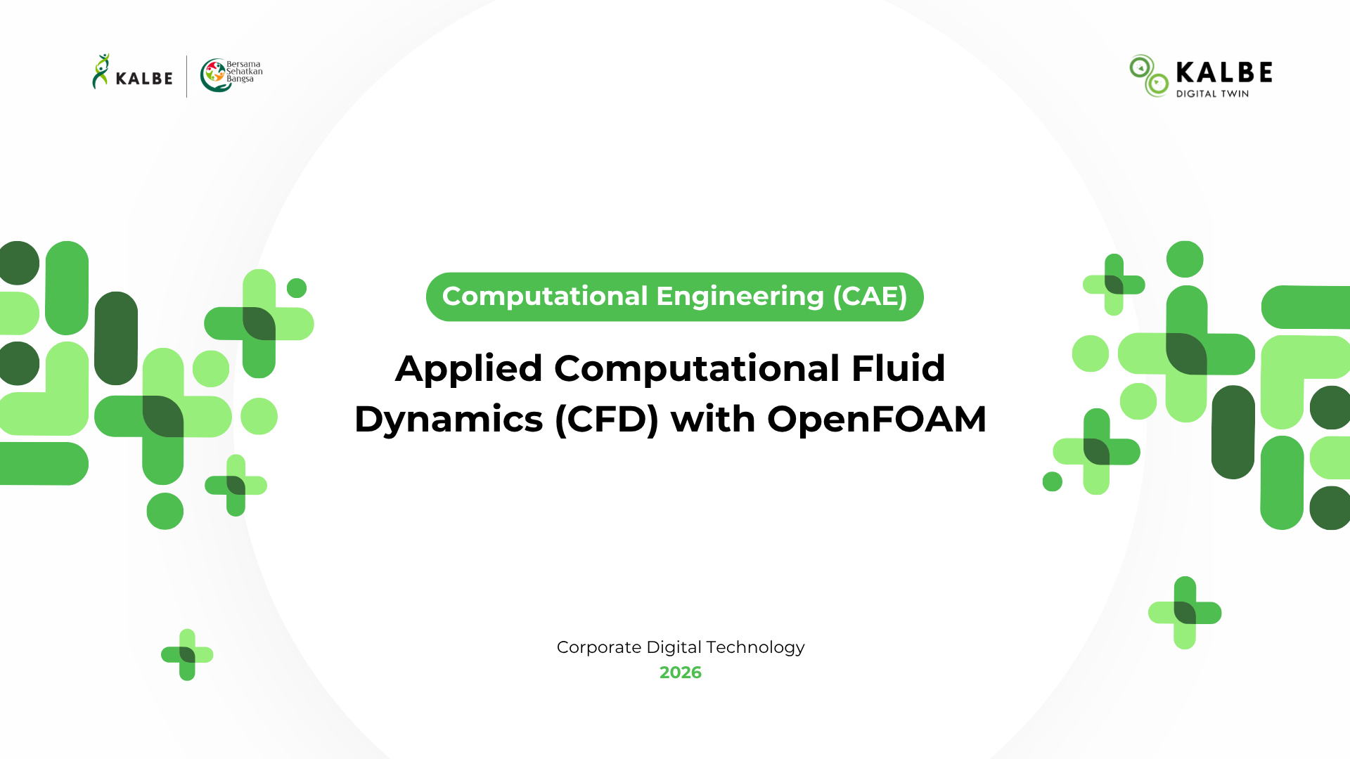 Applied Computational Fluid Dynamics (CFD) with OpenFOAM