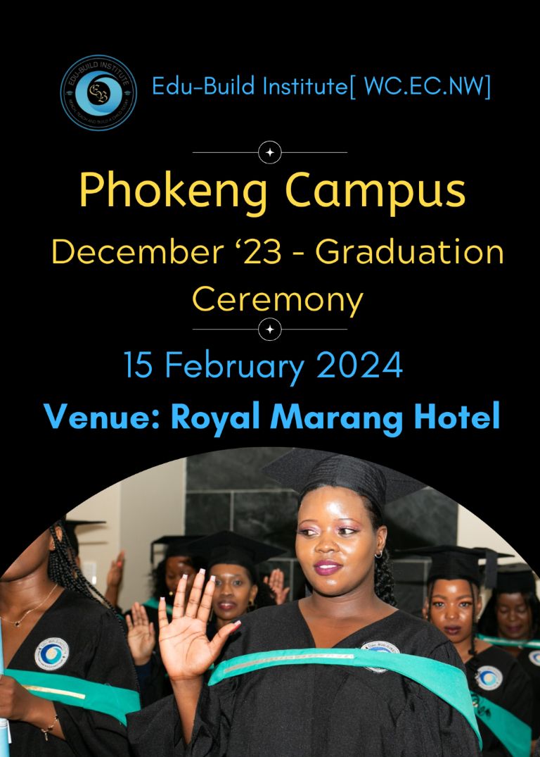 Gqeberha 2023 Mid-Year Graduation(NQF Level 4 FETC & NQF Level 5 Diploma)