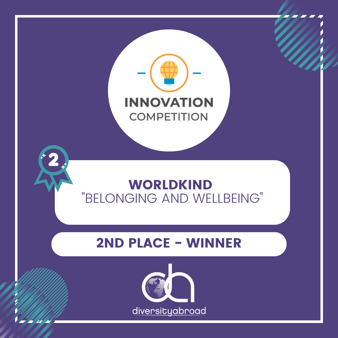 Diversity Abroad Innovation Competition: Second Place to WorldKind for Belonging and Wellbeing