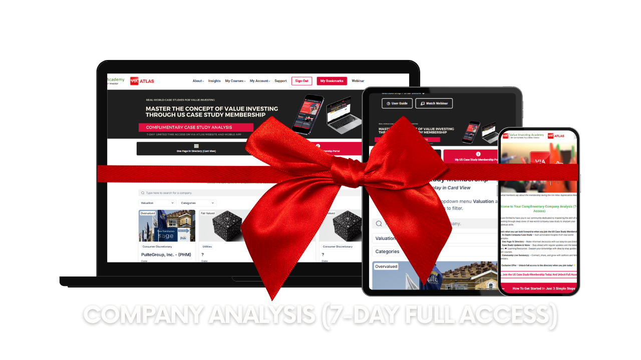 US Case Study Membership 7-Day Trial - ViA Atlas by Value Investing Academy