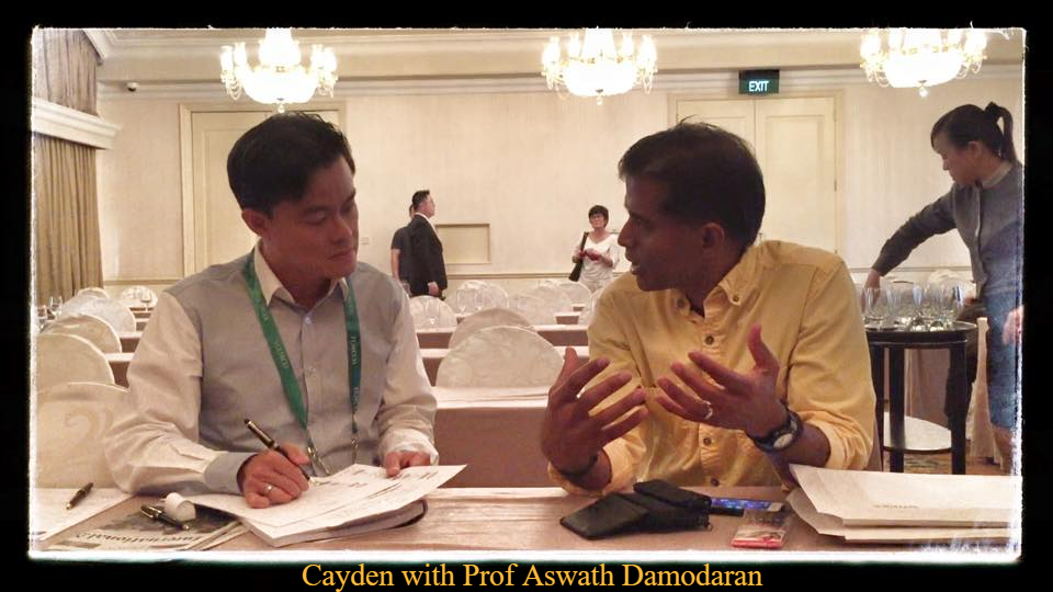 Cayden With Prof Aswath Damodaran